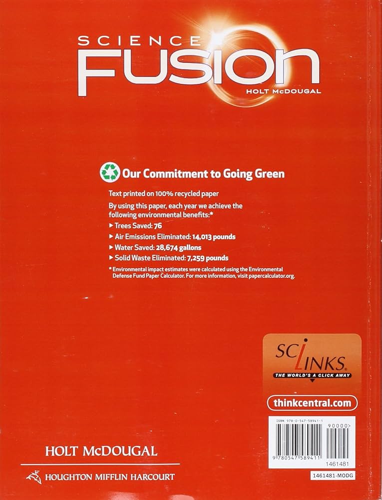 インターナショナルスクール教材　SCIENCE FUSION / GO MATH Sciencefusion: Student Edition Interactive Worktext Grades 6